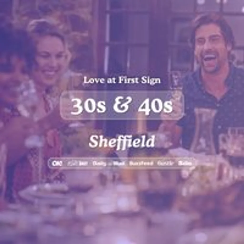 30s & 40s Singles Night at S&L Sheffield| Love at First Sign at Slug And Lettuce, Sheffield